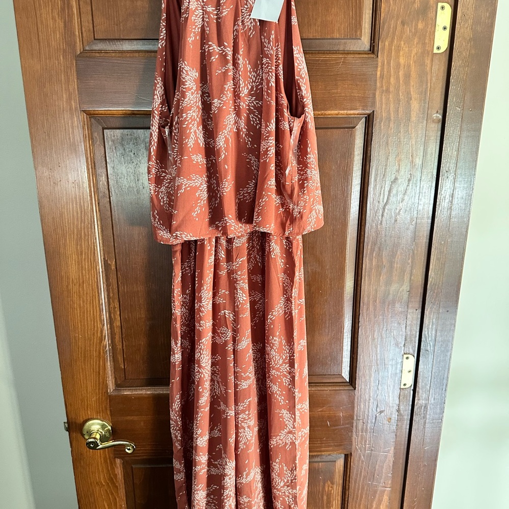 Elegant Rust Jumpsuit